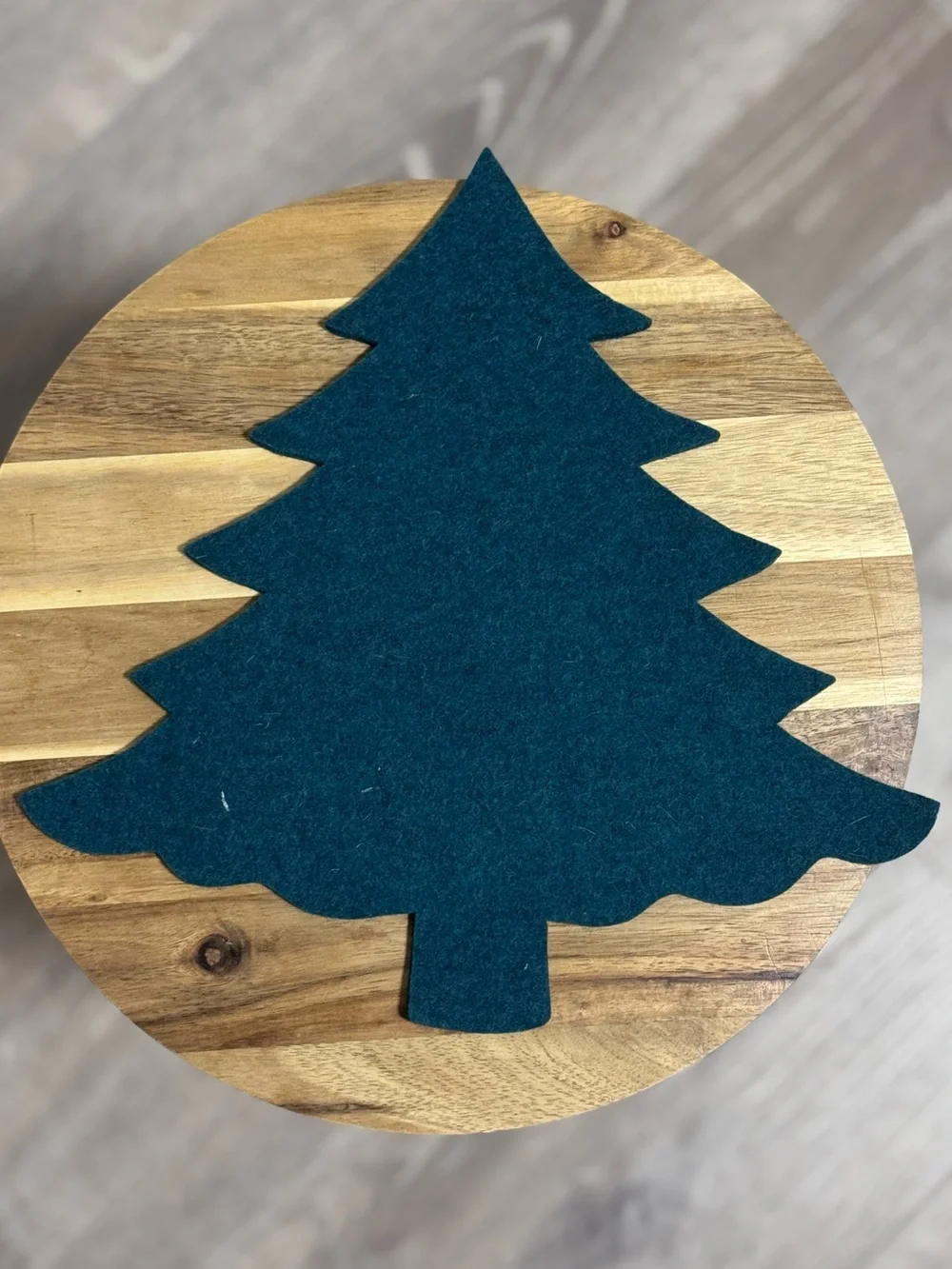 NWOT Graf Lantz Evergreen Tree Felt Trivet | Kombu Shade